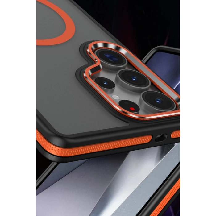 Joko Samsung Galaxy S25 Ultra Winner Magsafe Kapak - Turuncu