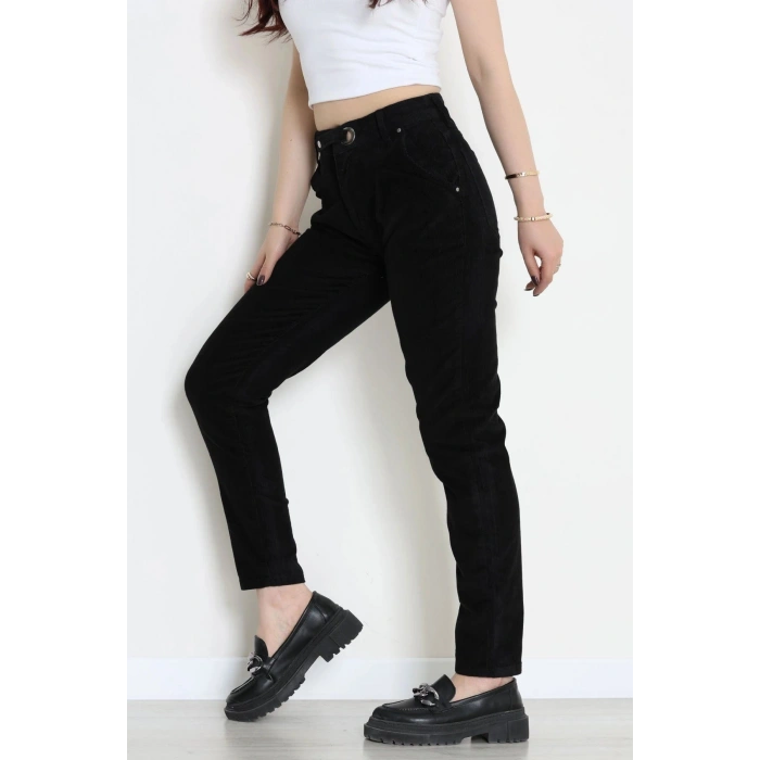 Kadife Pantolon Siyah - 2436766.1968.