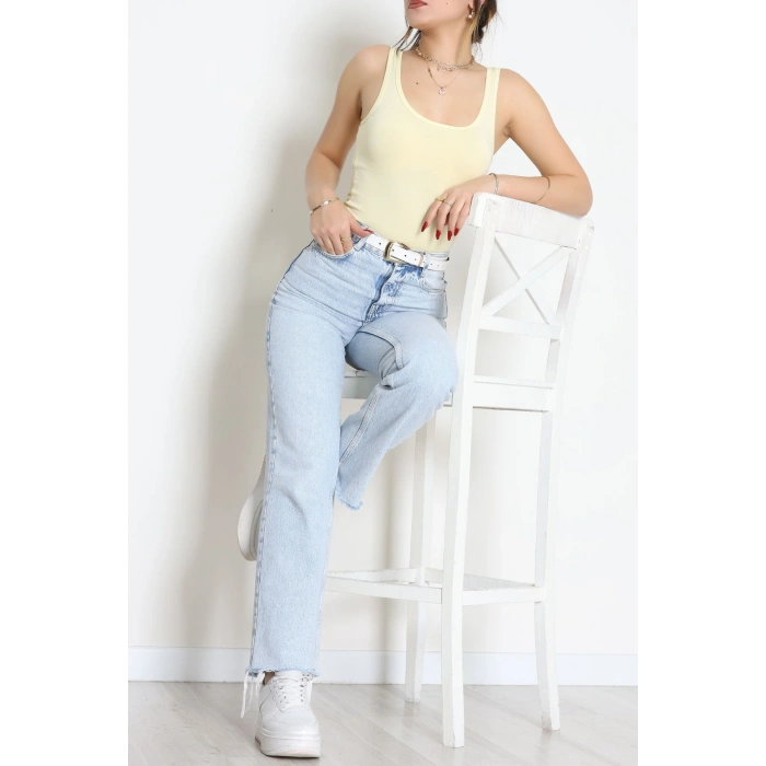 Kalın Askılı Atlet Sarı - 19057.200.