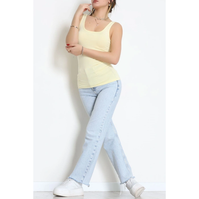 Kalın Askılı Atlet Sarı - 19057.200.