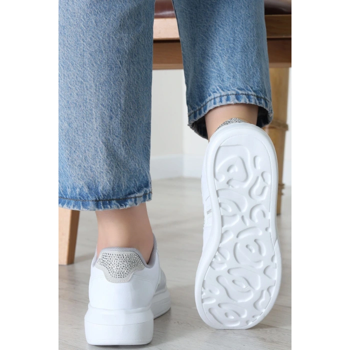 Kalın Taban Günlük Ayakkabı Beyaz - 31758.264.