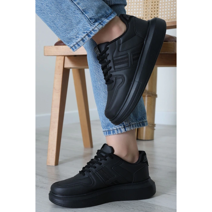 Kalın Taban Günlük Ayakkabı Siyah - 31758.264.