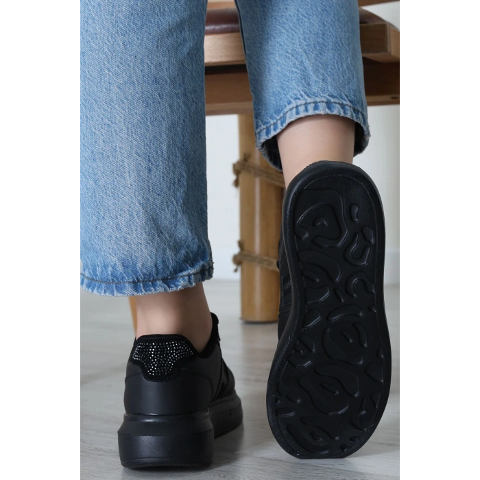 Kalın Taban Günlük Ayakkabı Siyah - 31758.264.