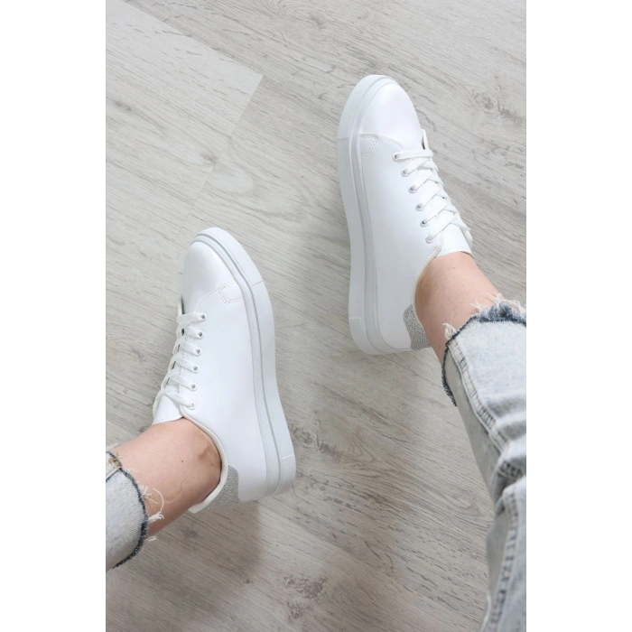 Kalın Tbn Günlük Ayakkabı Beyazgümüş - 8585.264.