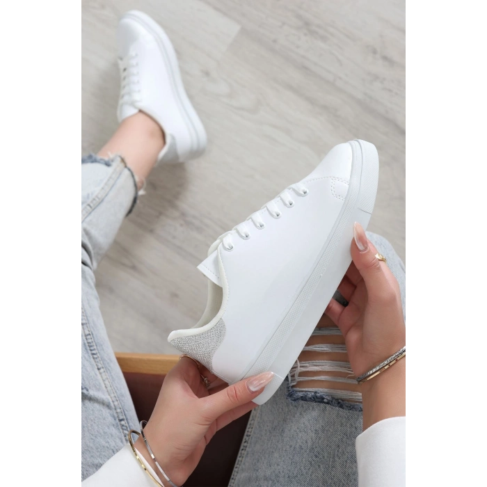 Kalın Tbn Günlük Ayakkabı Beyazgümüş - 8585.264.