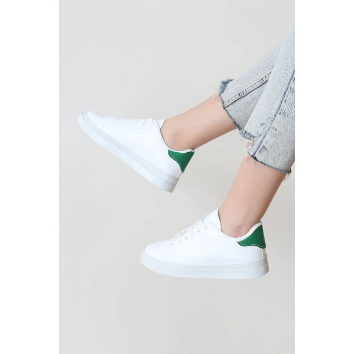 Kalın Tbn Günlük Ayakkabı Beyazyeşil - 8585.264.