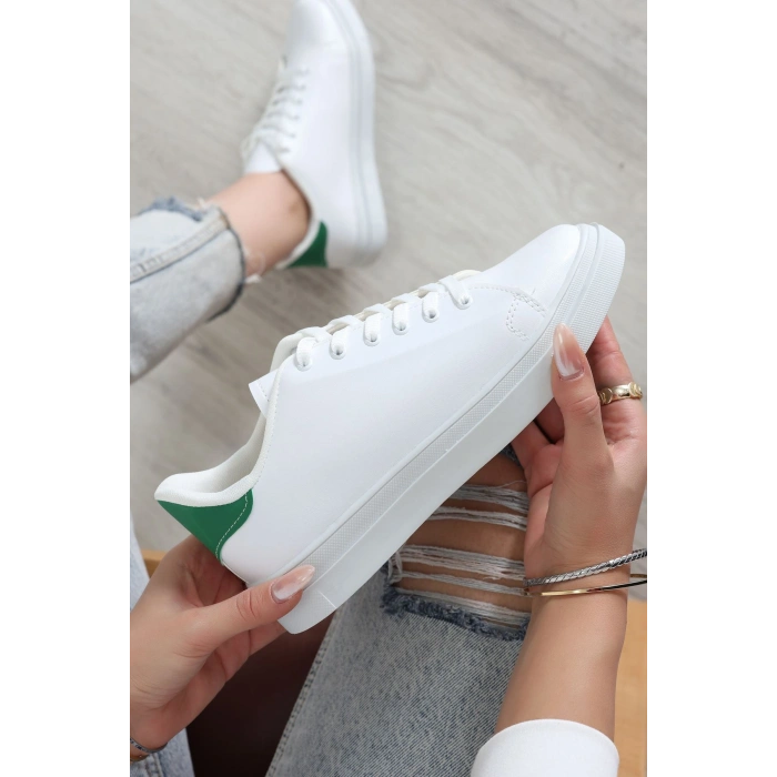 Kalın Tbn Günlük Ayakkabı Beyazyeşil - 8585.264.