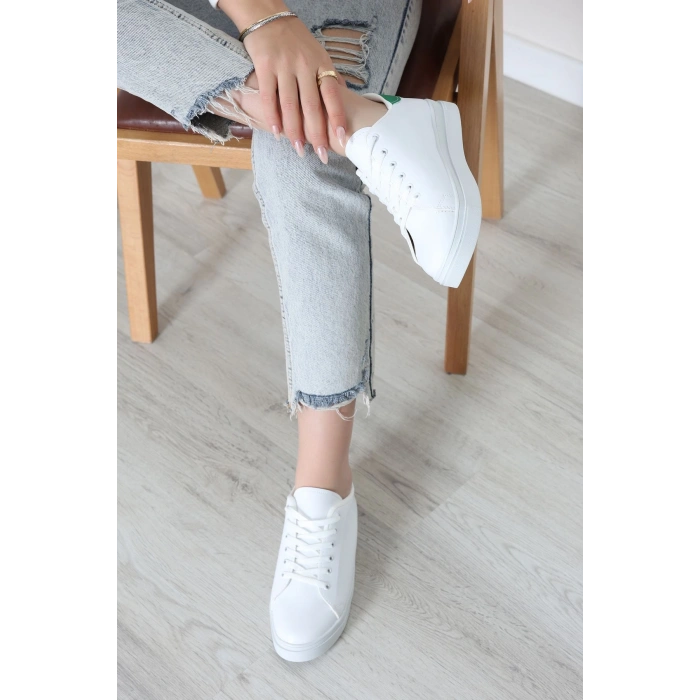 Kalın Tbn Günlük Ayakkabı Beyazyeşil - 8585.264.