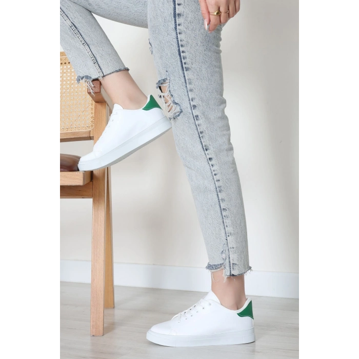 Kalın Tbn Günlük Ayakkabı Beyazyeşil - 8585.264.