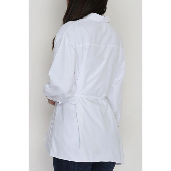 Kalp Detay Tunik Beyaz - 43562.1949.