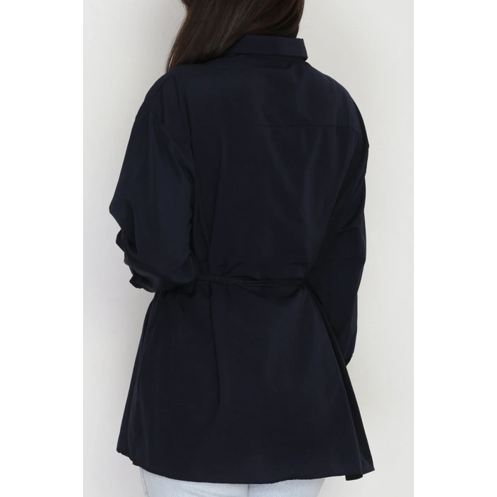 Kalp Detay Tunik Lacivert - 43562.1949.