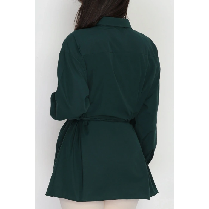 Kalp Detay Tunik Zümrüt - 43562.1949.