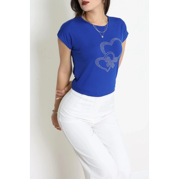Kalp Detaylı Bluz Saks - 43998.599.