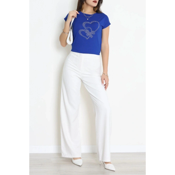 Kalp Detaylı Bluz Saks - 43998.599.