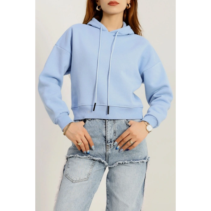 Kapşonlu Crop Sweat Bebemavi1 - 20959.1878.