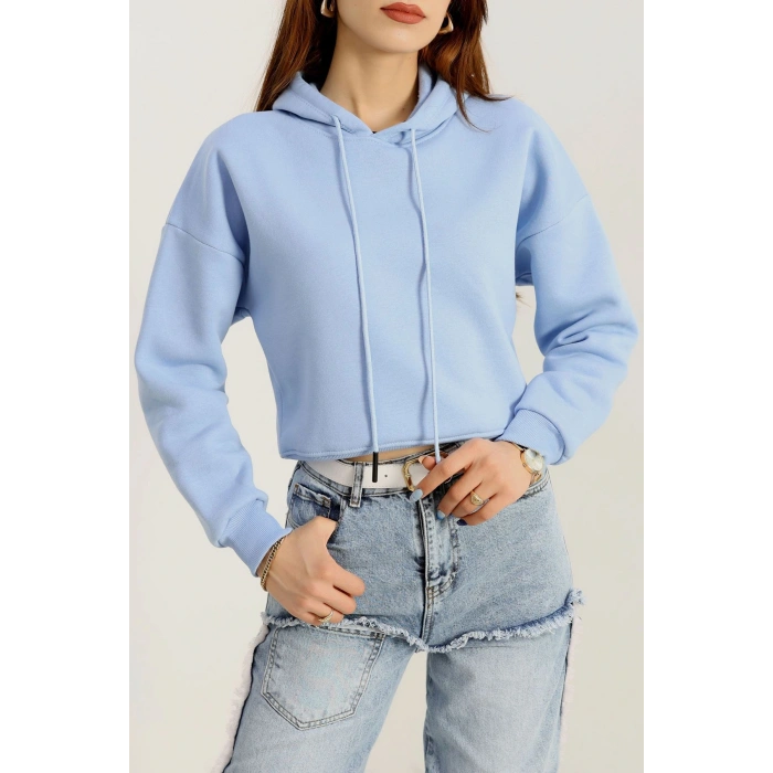 Kapşonlu Crop Sweat Bebemavi1 - 20959.1878.