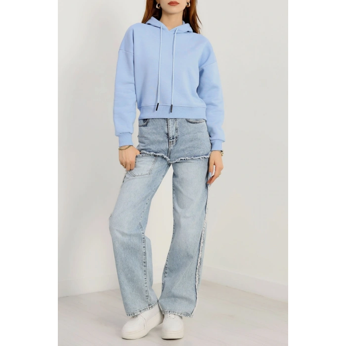 Kapşonlu Crop Sweat Bebemavi1 - 20959.1878.