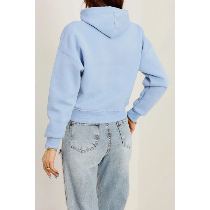 Kapşonlu Crop Sweat Bebemavi1 - 20959.1878.