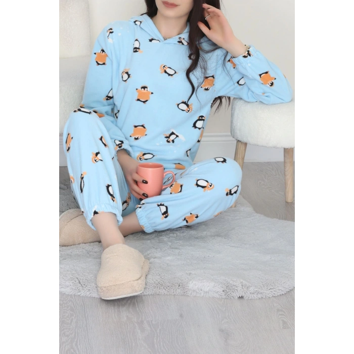 Kapşonlu Polar Takım Mavipenguen - 344.1287.