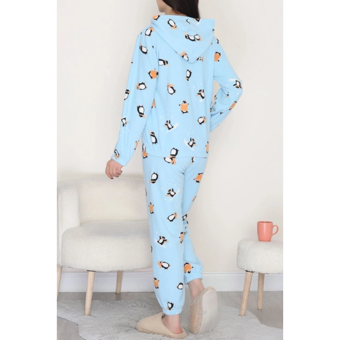 Kapşonlu Polar Takım Mavipenguen - 344.1287.