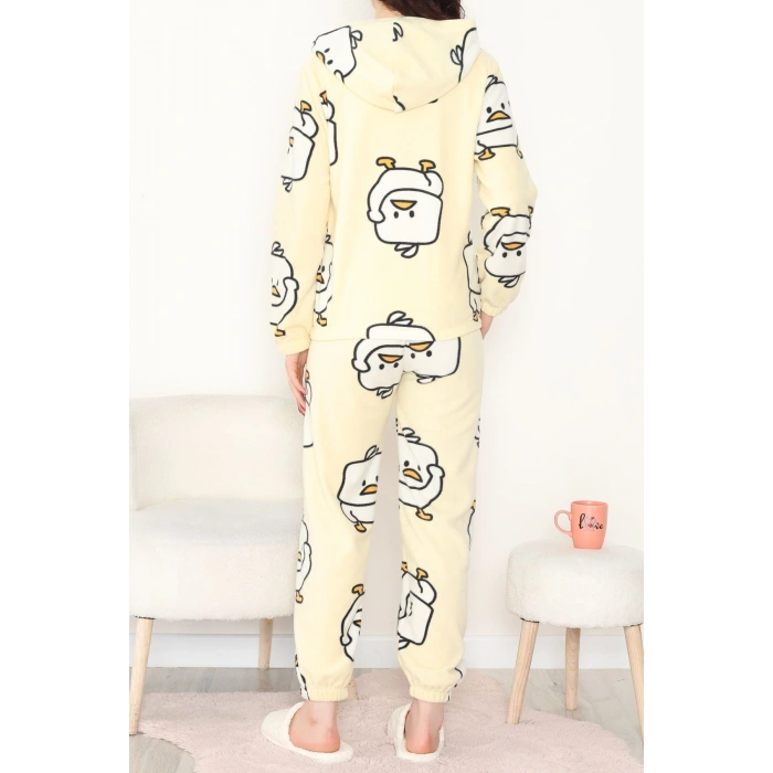 Kapşonlu Polar Takım Sarıördek - 344.1287.