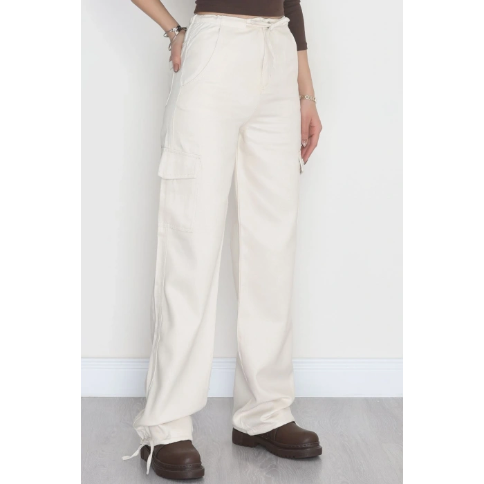 Kargo Cep Kot Pantolon Ekru - 42471.1606.