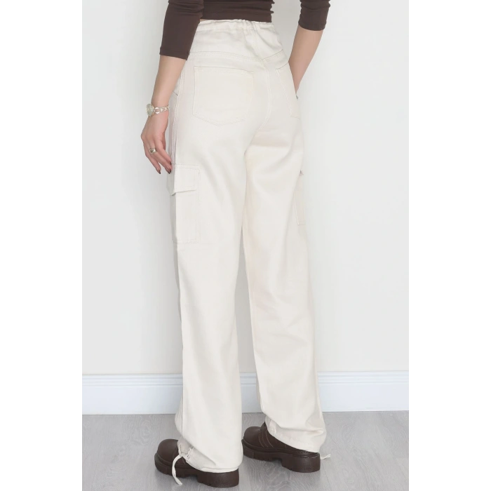 Kargo Cep Kot Pantolon Ekru - 42471.1606.