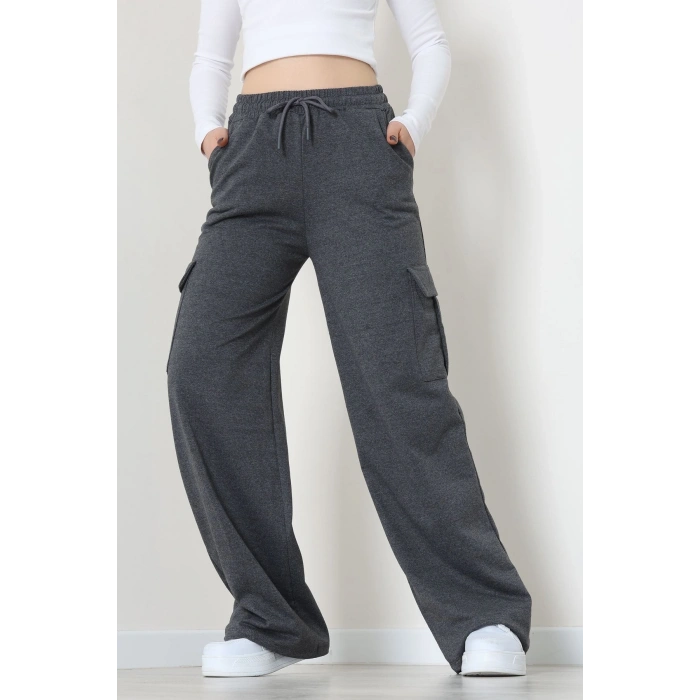 Kargo Cepli Eşofman Altı Füme - 52131.1857.