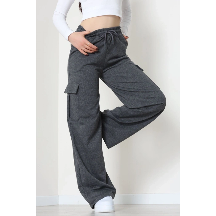 Kargo Cepli Eşofman Altı Füme - 52131.1857.