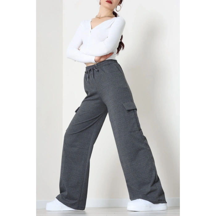 Kargo Cepli Eşofman Altı Füme - 52131.1857.