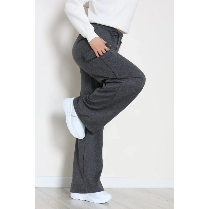 Kargo Cepli Eşofman Altı Gri - 52131.1857.