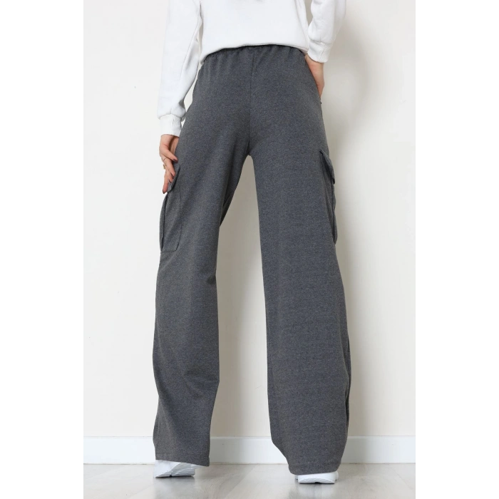 Kargo Cepli Eşofman Altı Gri - 52131.1857.