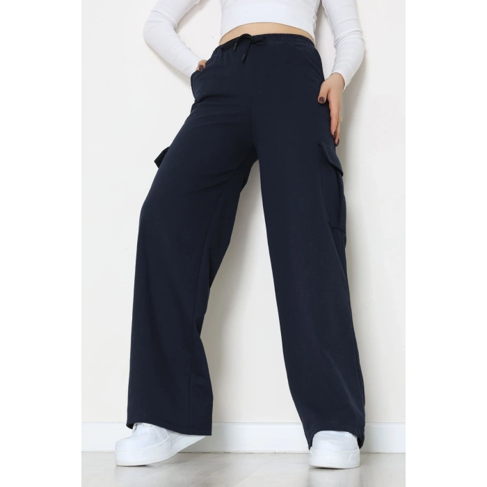 Kargo Cepli Eşofman Altı Lacivert - 52131.1857.