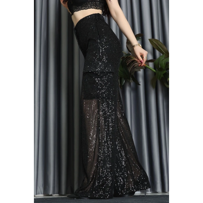 Kargo Cepli Payet Pantolon Siyah - 31363.444.