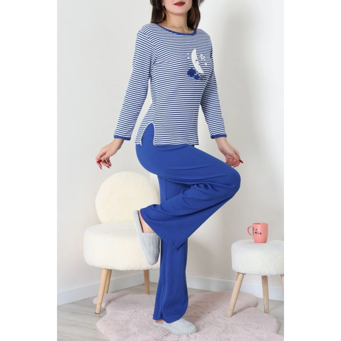 Kaşkorse Pijama Takımı Lacivert - 52141.1567.