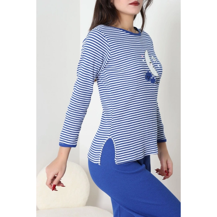 Kaşkorse Pijama Takımı Lacivert - 52141.1567.