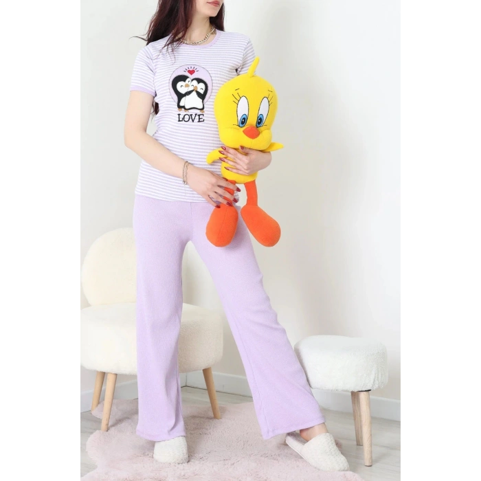 Kaşkorse Pijama Takımı Lila - 52221.1567.