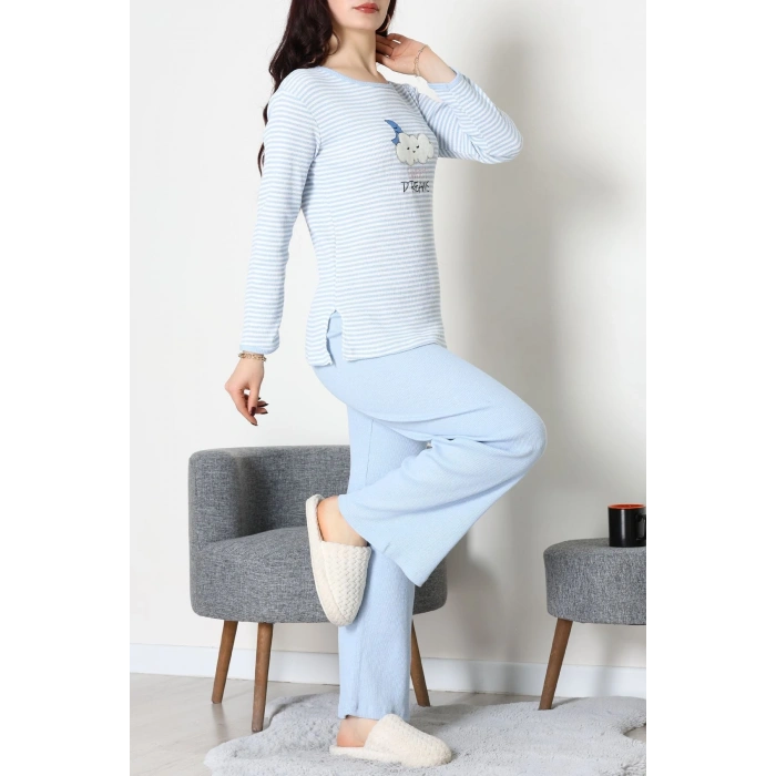 Kaşkorse Pijama Takımı Mavi - 52141.1567.