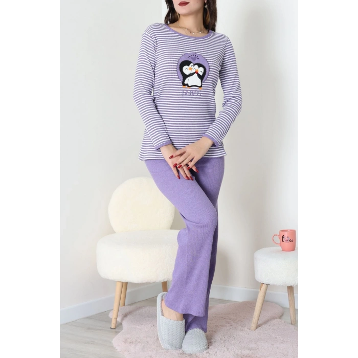 Kaşkorse Pijama Takımı Mor - 52141.1567.