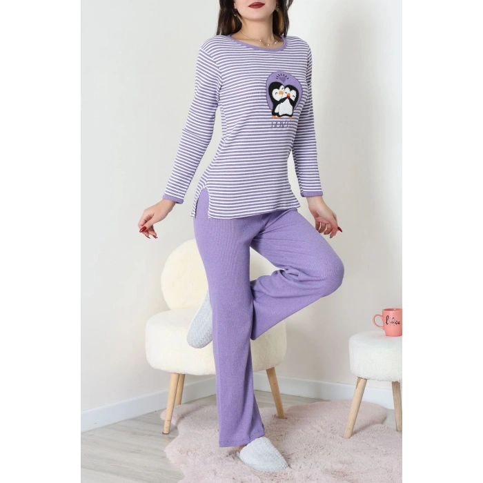 Kaşkorse Pijama Takımı Mor - 52141.1567.