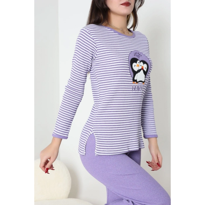 Kaşkorse Pijama Takımı Mor - 52141.1567.