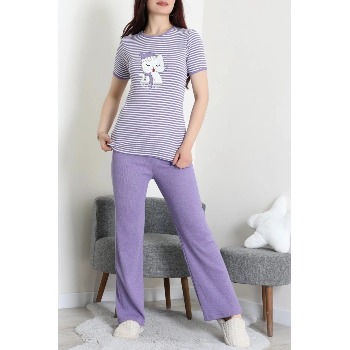 Kaşkorse Pijama Takımı Mor - 52221.1567.