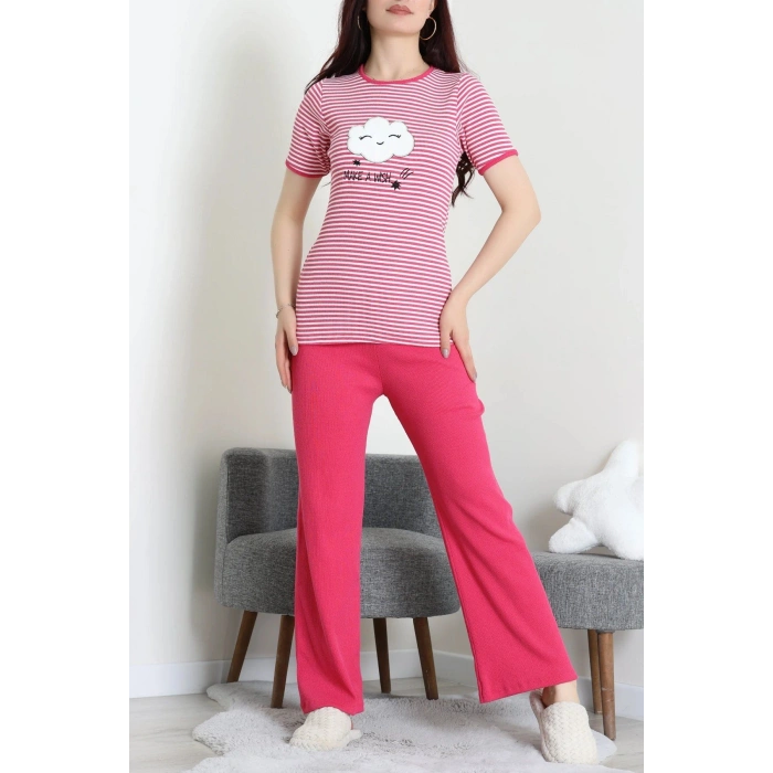 Kaşkorse Pijama Takımı Pembe - 52221.1567.