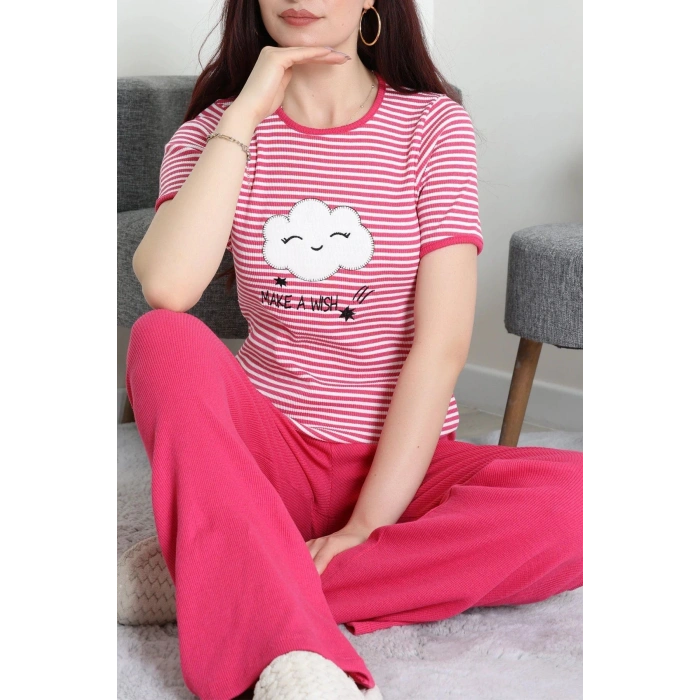 Kaşkorse Pijama Takımı Pembe - 52221.1567.