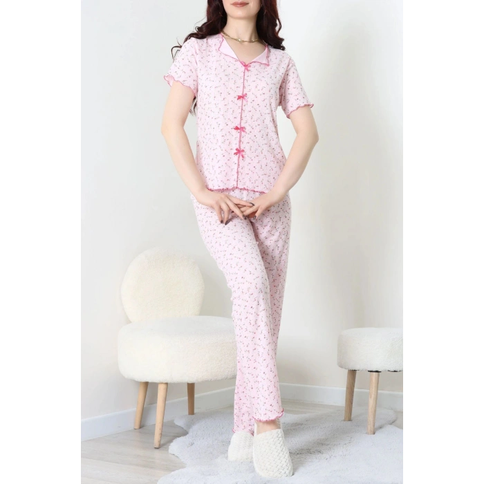 Kaşkorse Pijama Takımı Pembe - 52281.1049.