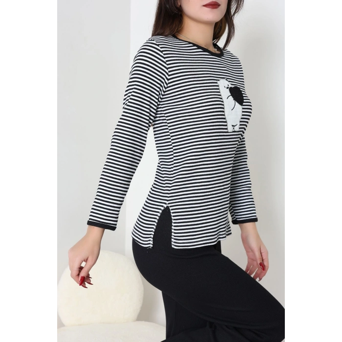 Kaşkorse Pijama Takımı Siyah - 52141.1567.