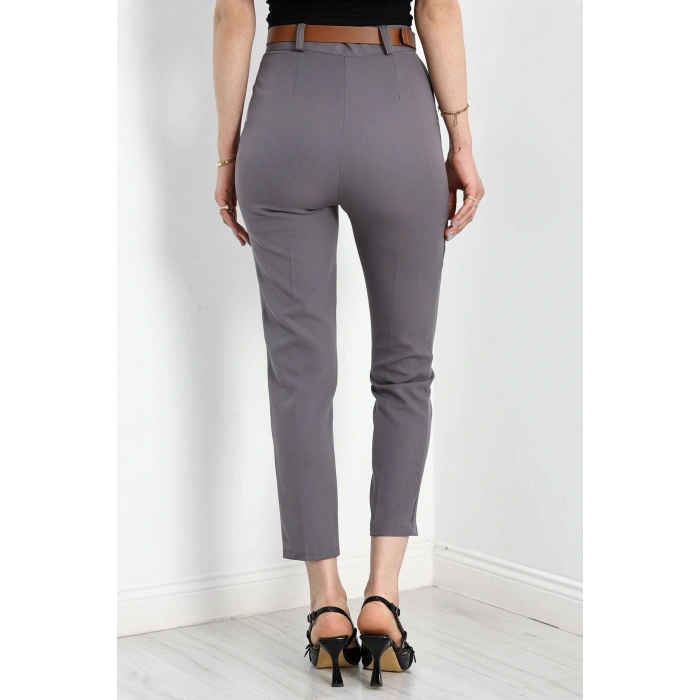 Kemerli Double Pantolon Antrasit - 40090.683.