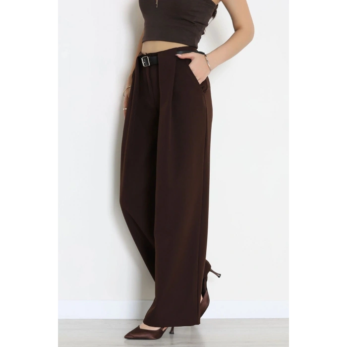 Kemerli Pantolon Kahve - 4202.1247.