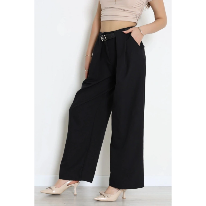 Kemerli Pantolon Siyah - 4202.1247.