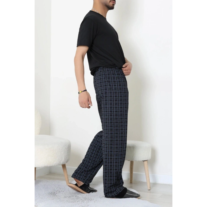 Kısa Kollu Erkek Pijama Takımı Siyahlaci - 41985.1048.